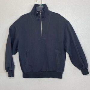 CAREMIND Men’s 1/4 Zip Gray Pullover Sweatshirt Size M